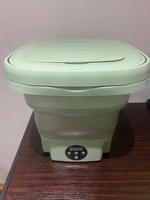 8L Portable Washing Machine Mini Washer & Spin Dryer -Foldable Travel Laundry UK