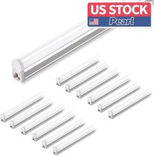 12-Light Head T5 LED Workshop Light, 4-Foot Model, 5000K Daylight White,