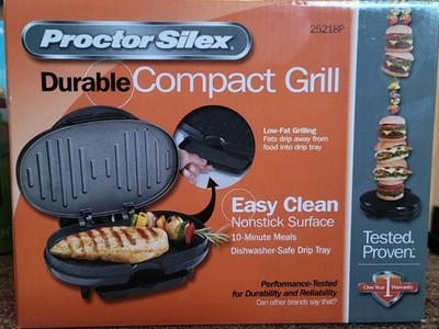 Proctor Silex Hamilton Beach Durable Compact Grill New in Box