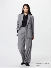 Uniqlo Smart Wide Pants Gray M size