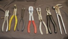 Lot Of Vintage Automotive Plier Tools 7 Pcs Lot Of Vintage Automotive Plier Tools 7 Pcs