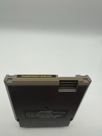Championship Bowling Authentic, Tested - NES - Cart Only!