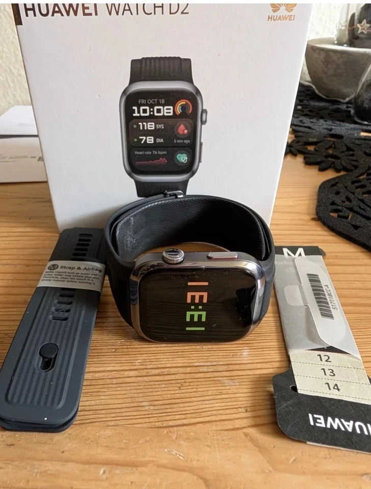 Huawei Watch D2, Smartwatch, Blutdruckmessung, Kompatibel mit iOS & Android - Bild 2 von 2