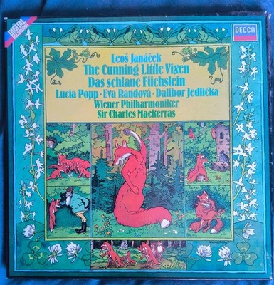 The Cunning Little Vixen:  2 x Vinyl LP Boxset,  Decca D257D 2,   Janacek,  VG+