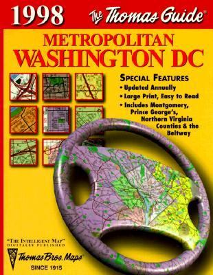 Metropolitan Washington D.C. Thomas Bros. Maps spiral_bound Used - Good