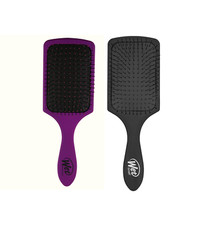 Wet Brush Pro Paddle Detangler Purple Black - Large - Less Breakage