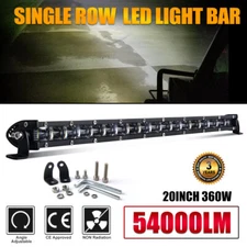 Slim 20" inch LED Light Bar Front Bumper FOR Ford F250 F350 Super Duty 2008-2010