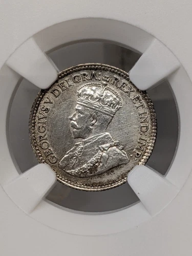 1913 Canada 5 Cent George V NGC Certified UNC Details
