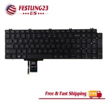 US Keyboard with Backlight Fit Dell Precision 7550 7560 7750 7760 0713DM
