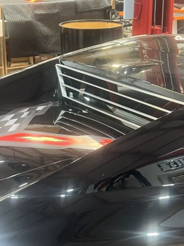 C8 Corvette New HTC Rear Window Louvers Accessories, Parts Stingray Zo6 Eray - Foto 11 di 12