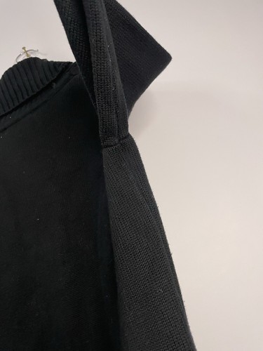 Ralph Lauren Chunky Knit Cardigan Womens Ribbed Good Buttons Navy Blue Medium - Picture 10 of 10