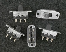 Switchcraft DPDT Slide Switches 11A1534 Lot of 20 Pieces