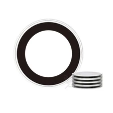 OnFireGuy 5pcs 36mm Black Ring 1/2oz Silver Koala Protective Coin Capsule Cases