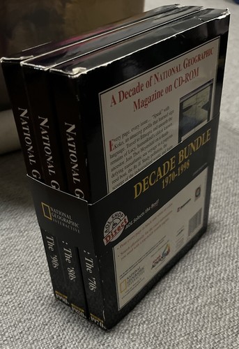 National Geographic DECADE BUNDLE (1970 - 1998) Vol. 8 9 10_9 CDs - Picture 4 of 4