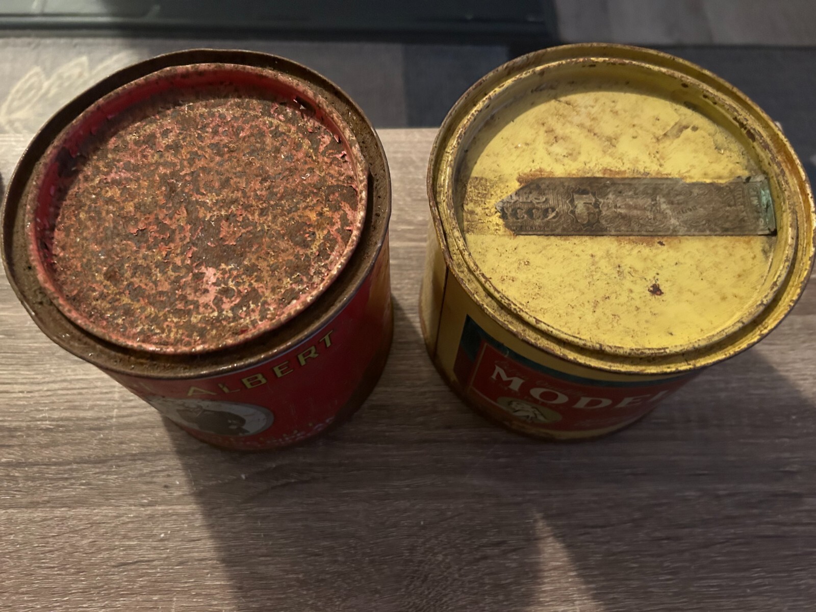 Vintage Model Smoking Tobacco Tin & Prince Albert crimp cut tin with