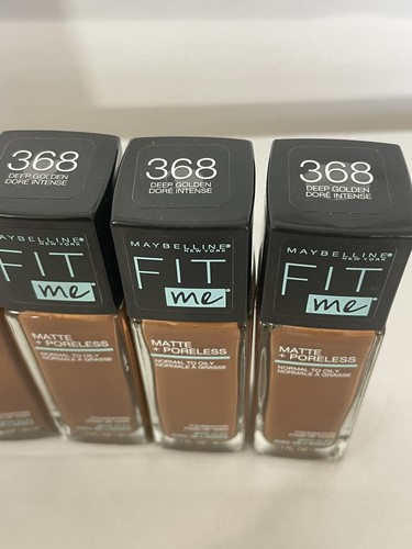 6 Maybelline Fit Me Matte + Poreless Liquid Foundation Makeup 368 Deep Golden - Picture 13 of 13