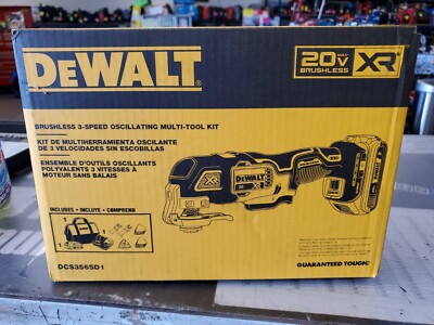 Dewalt 20V Max Xr Brushless Cordless 3-Speed Oscillating Multi-Tool