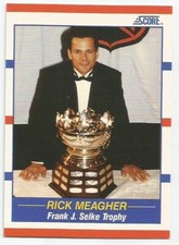RICK MEAGHER 1990-91 SCORE SELKE TROPHY CARD NM-MT CONDITION