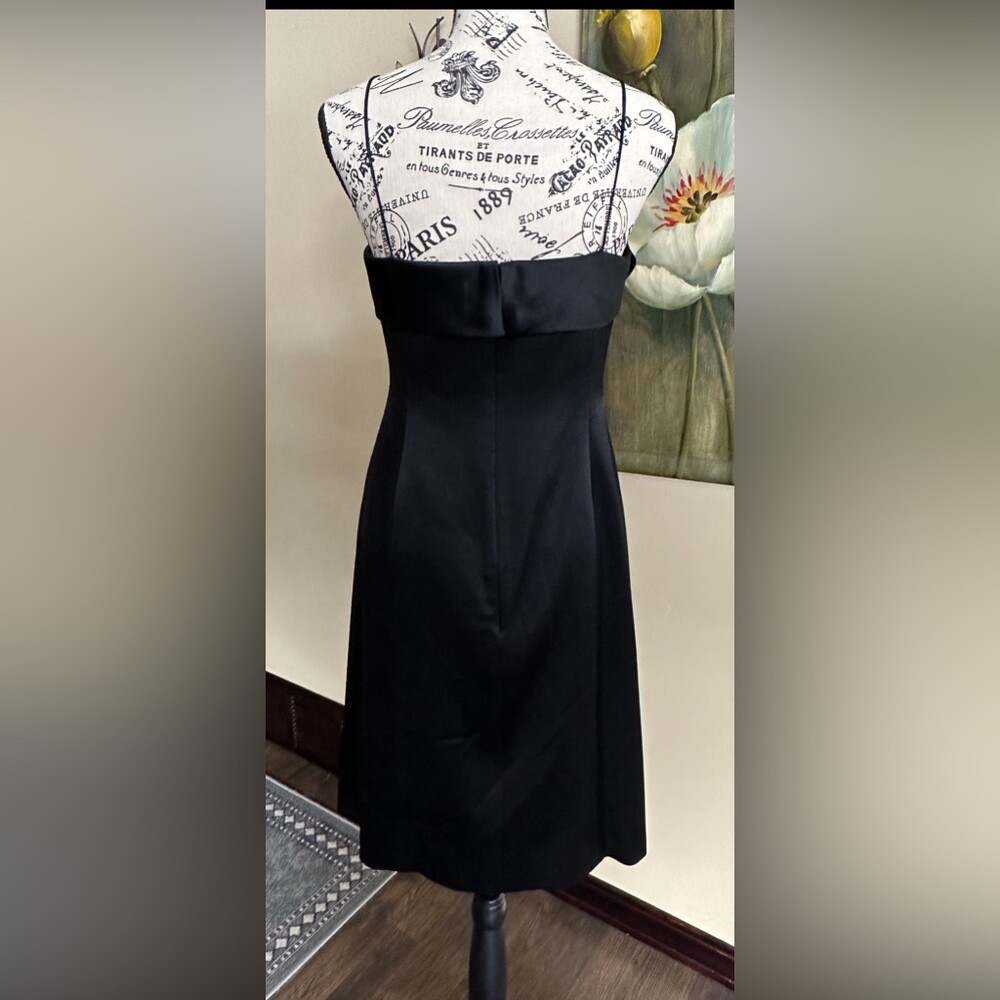 Anne Klein Little Black Dress with spaghetti straps . Feels like silk .Size  4.