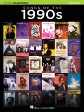 Songs of the 1990s Sheet Music The New Decade Series Easy Piano Book 000282481