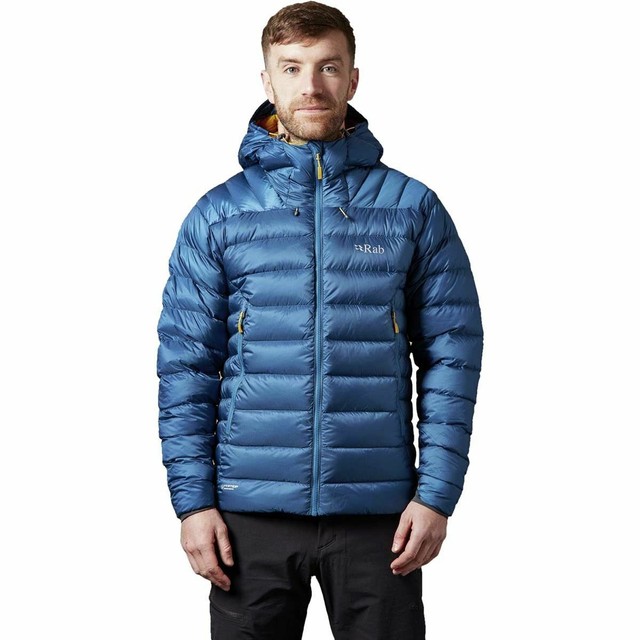 rab long down jacket