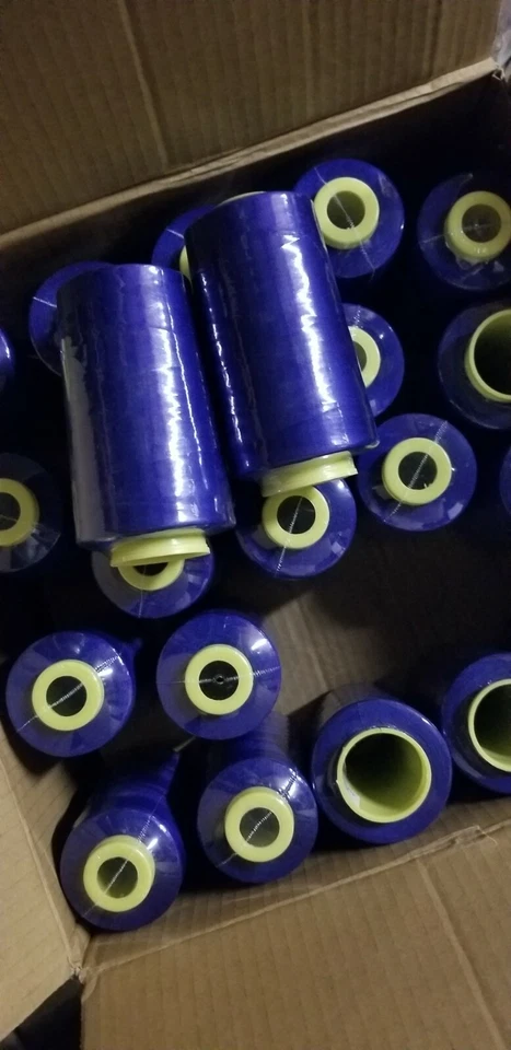 50 Spools ROYAL BLUE Color Serger Sewing Machine Threads T27  S/2 100% Polyester - Image 4 of 4
