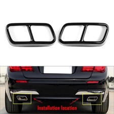 ?Endschalld�mpfer Auspuffrohr Ausgangsabdeckung Schwarz F�r BMW F01 7er 2009-14