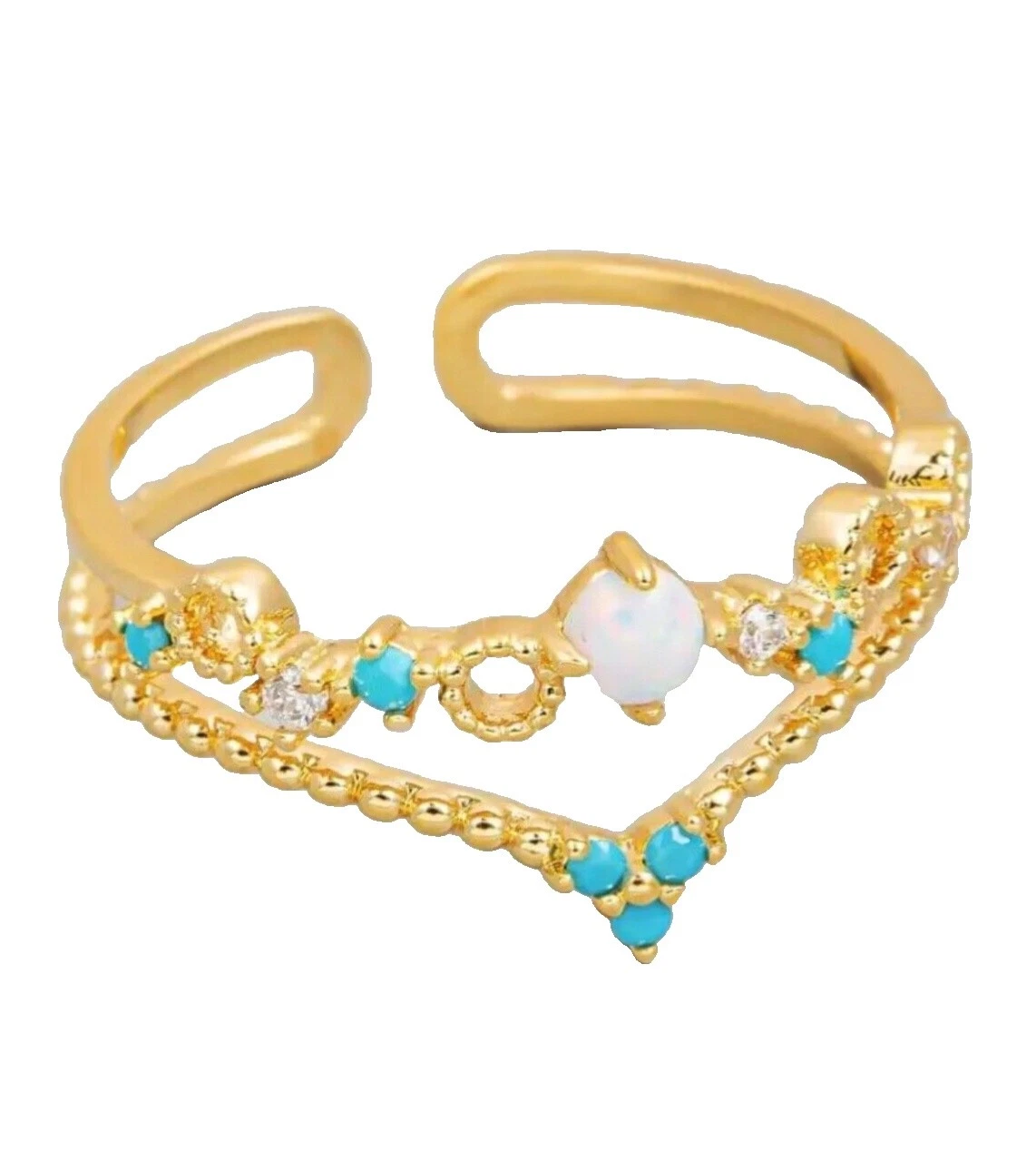 Opal Brass Fashion Jewelry