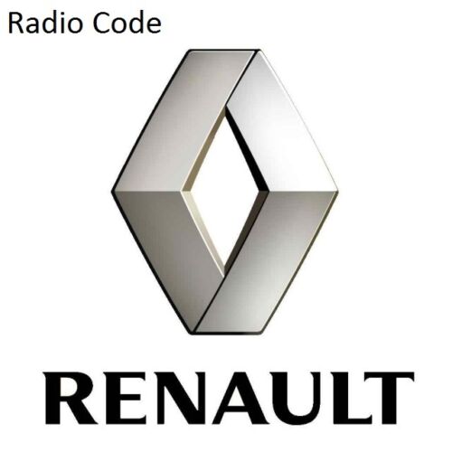 Renault Radio Code / Key Code Megane Clio Scenic Trafic Laguna Kangoo Twingo