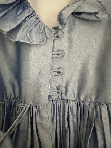 Bridesmaids Dresses x 2 Pale Blue Silk Dupion - Picture 8 of 12