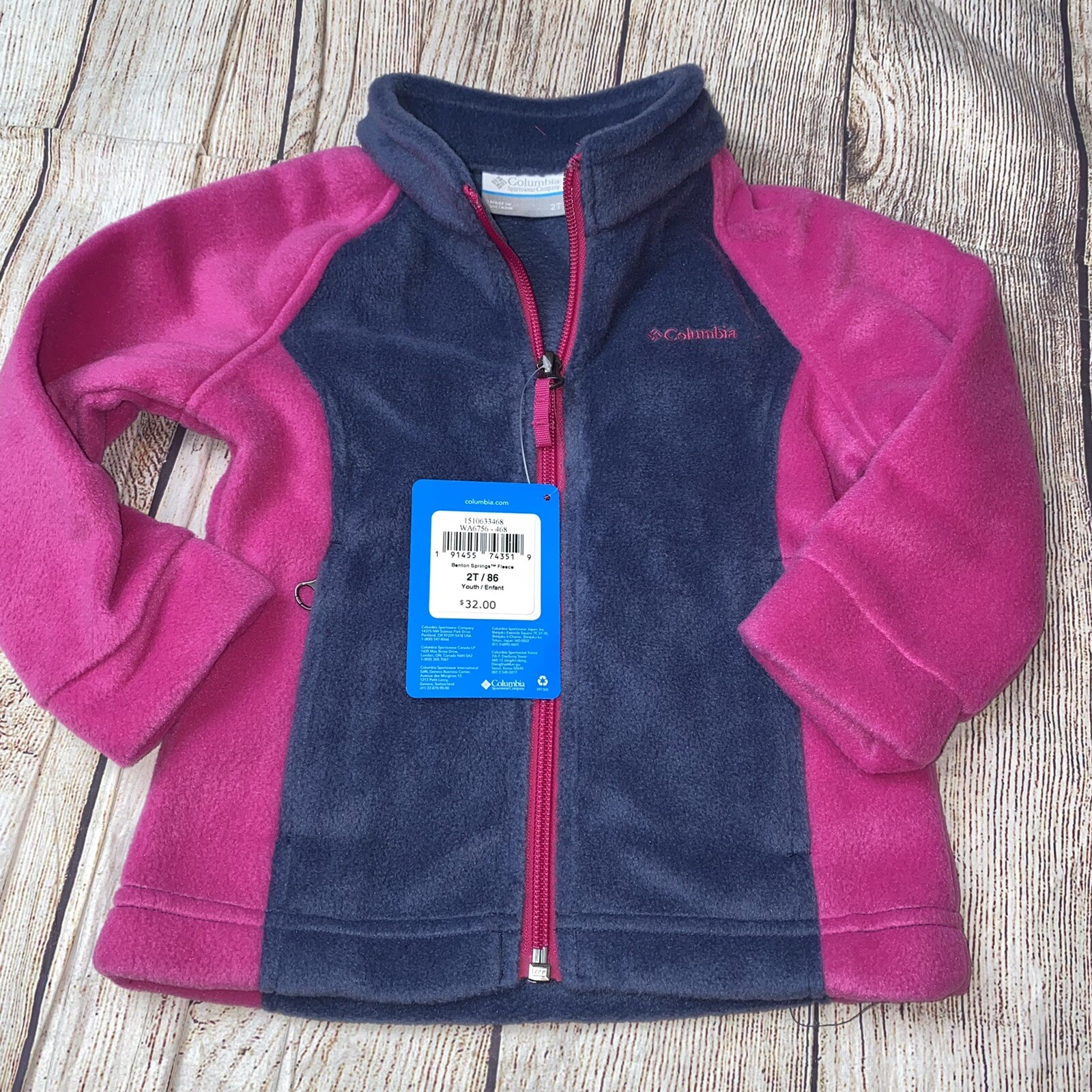 Columbia Toddler Girls Benton Springs 