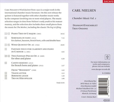 CARL NIELSEN: CHAMBER MUSIC, VOL. 1 NEW CD