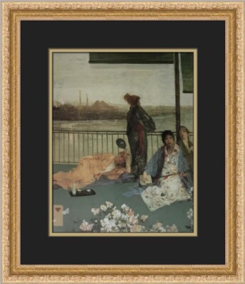 James Whistler The Balcony Custom Framed Print
