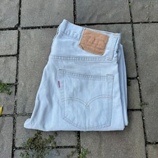 LEVI'S LVC BIG E 505 VINTAGE 32X34 FADED BLUE GOOD CONDITION