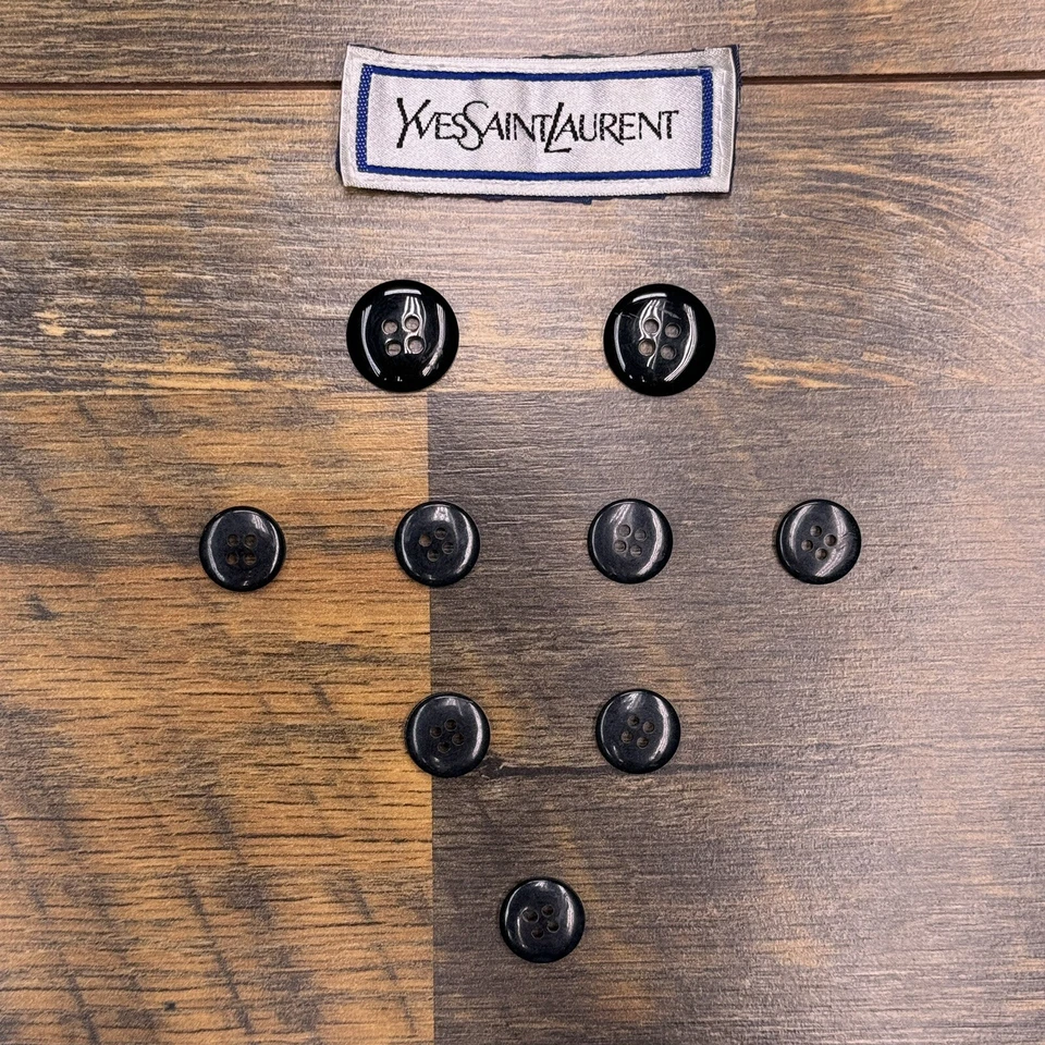 Yves Saint Laurent кнопки замены двубортный блейзер костюм куртка Sport - Изображение 2 из 2