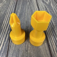Kids Yellow Replacement Ratchet Screwdriver Head 2.5  