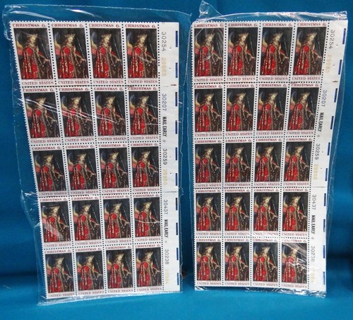 Well Over 100 Stamps in Various Sheets, Van Eyck National Gallery of Art etc. - Picture 4 of 6