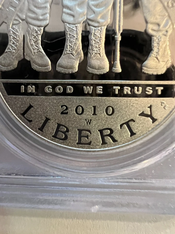 2010 W DISABLED VETERANS PCGS  PR-70 DCAM. $1 PROOF. COMMEMORATIVE COIN. - Image 4 of 4