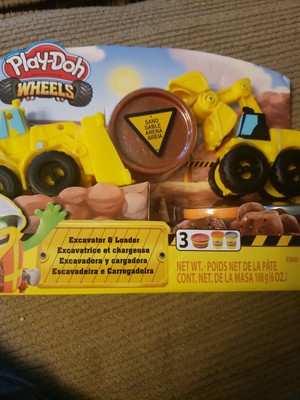 play doh wheels excavator