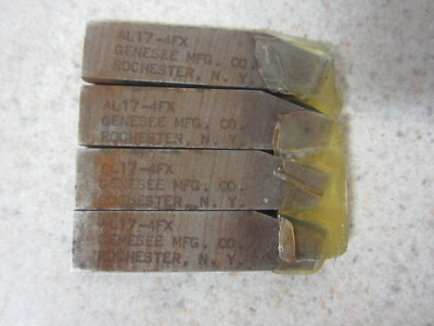 LOT OF 4 Genesee Hollow Mill Machinest Tool Cutter Blades  AL17-4FX