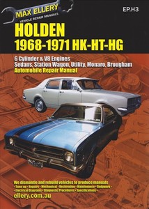 holden monaro service manual Holden gmh factory hk ht hg workshop manual new repair service.