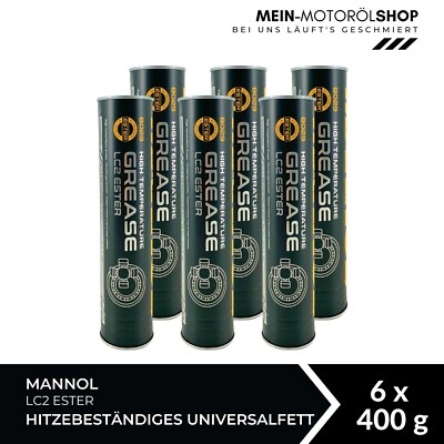 Mannol 8029 High Temperature Grease LC2 Universalfett 6x400 Gramm