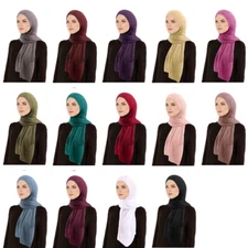 Fashion Women Long Scarf Head Cover Wrap Shawls Scarves Headwrap Headscarf Stole