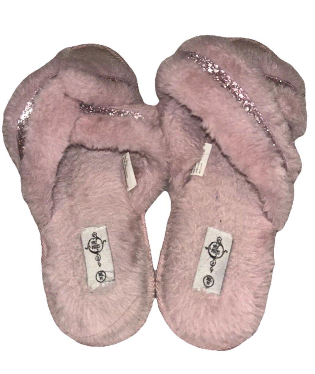 SAOLA Sole Mates comode pantofole da casa rosa XL shinny