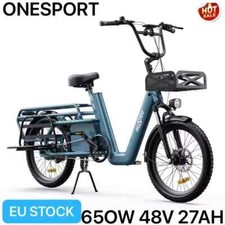 ONESPORT 20 Pollici Cargo eBike Triciclo Elettrico 27AH Bici Elettrica eBike MTB