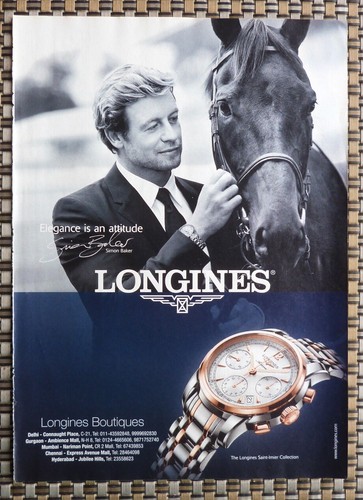 2012 AD LONGINES Watch SIMON BAKER The 