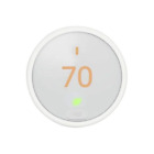 Google Nest 3rd Gen Thermostat E - Smart Programmable, Alexa Compatible, White