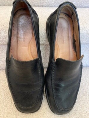 Johnson Murphy dress loafer designer luxury leather comfort work casual black Johnson & Murphy Black Slip-on Leather Loafers Dress Shoes  main image 3