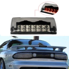 High Rise Spoiler 3rd Brake Light SMOKE For 93-02 Pontiac Firebird Trans Am WS6