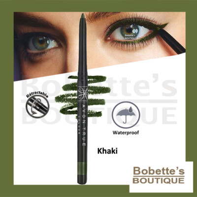 Crayon Eyeliner Waterproof AVON - Khôl Rétractable Mat, Longue Tenue, Teinte Assortie